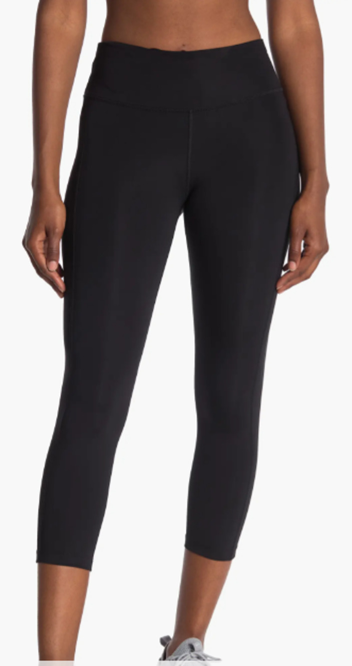 Nike Fast High Women's Crop Leggings Black Size XS NEW WITH TAGS